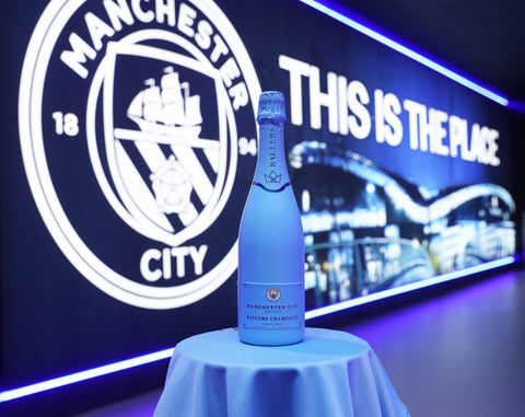 BALLERS CHAMPAGNE EXTRA BRUT, MANCHESTER CITY PREMIER LEAGUE CHAMPIONS 2022/23 EDITION, WITH BOX