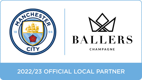 BALLERS CHAMPAGNE, MANCHESTER CITY TREBLE CHAMPIONS EDITION, WITH BOX